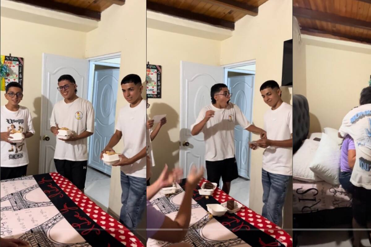 Así fue la emotiva reacción de estos tres hermanos cuando su madre les confiesa que está embarazada | VIRAL