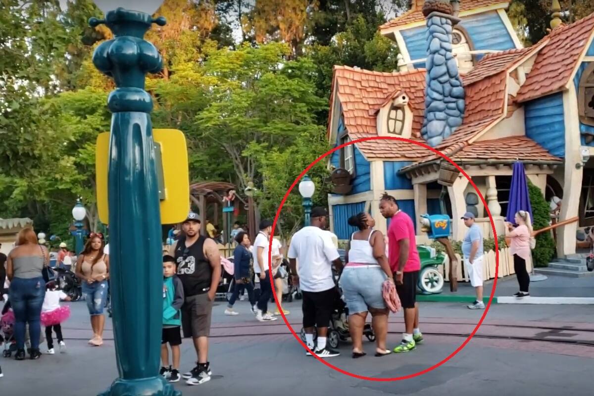 VIDEO: Familias afroamericanas se pelean en ¡Disneylandia!