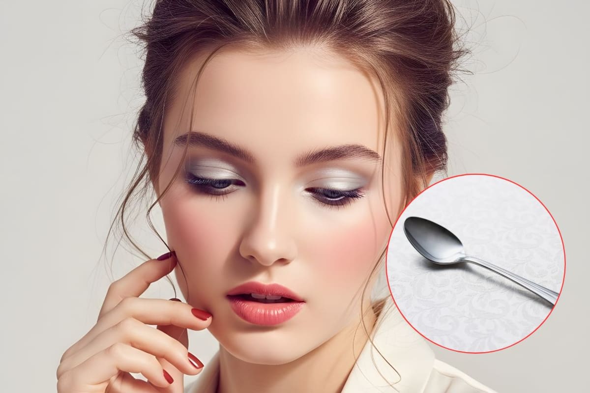 El hack del contorno con cuchara para definir mejillas sin fallar