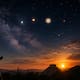 Eventos astronómicos de junio 2026: Luna llena, planetas visibles y solsticio de verano iluminarán el cielo de México este mes