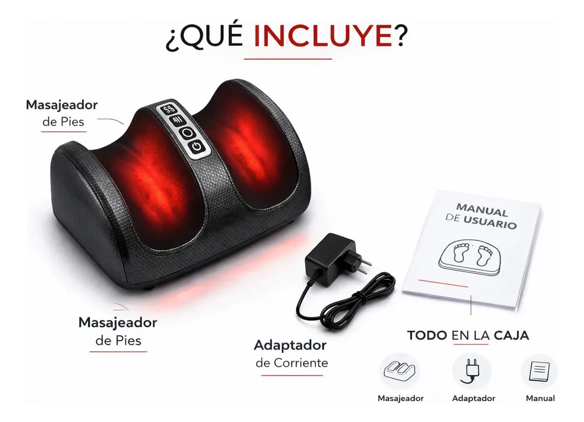 Masajeador eléctrico para pies, piernas y brazos | Mercado Libre