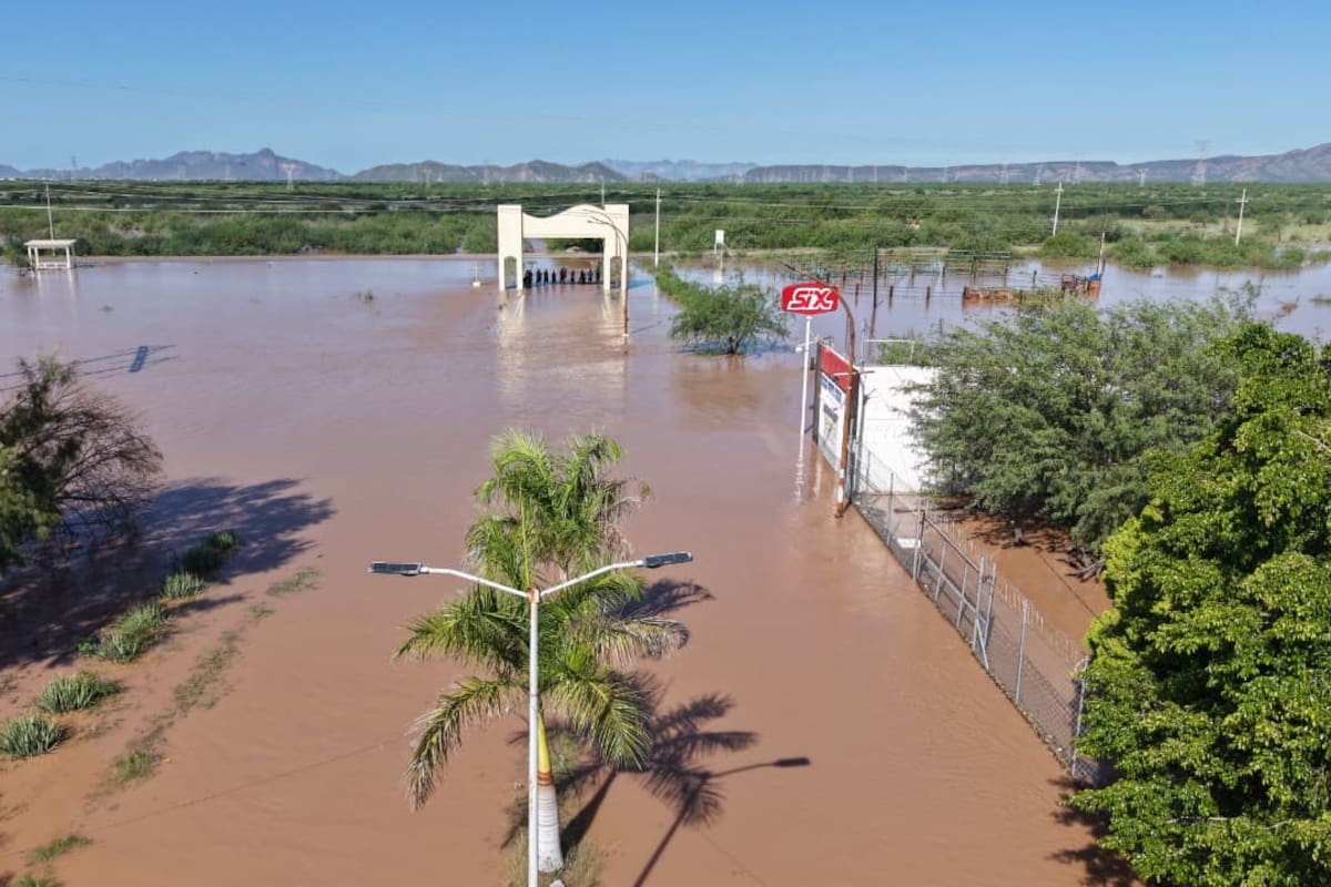 Diez comunidades de Guaymas, Empalme y Navojoa quedaron incomunicadas tras Polo; Marina utiliza un helicóptero para llegar a unos 600 habitantes