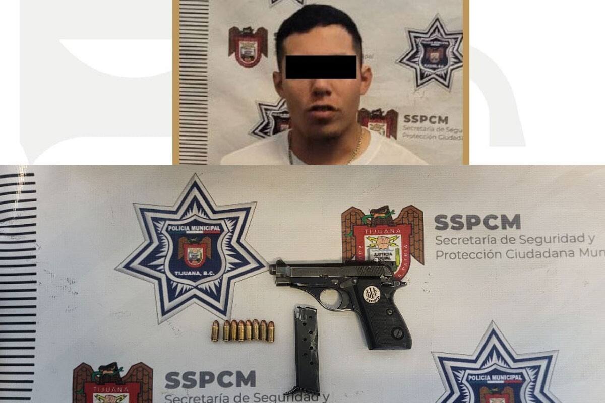 Detienen a hombre armado durante recorrido de vigilancia