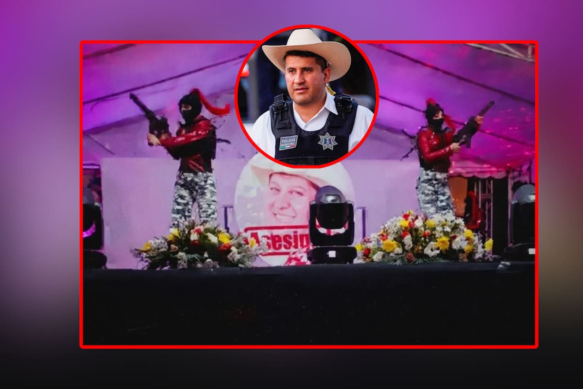 Baile escolar con armas y disfraces de sicarios desata polémica en Michoacán al incluir mensajes sobre Carlos Manzo y más asesinatos