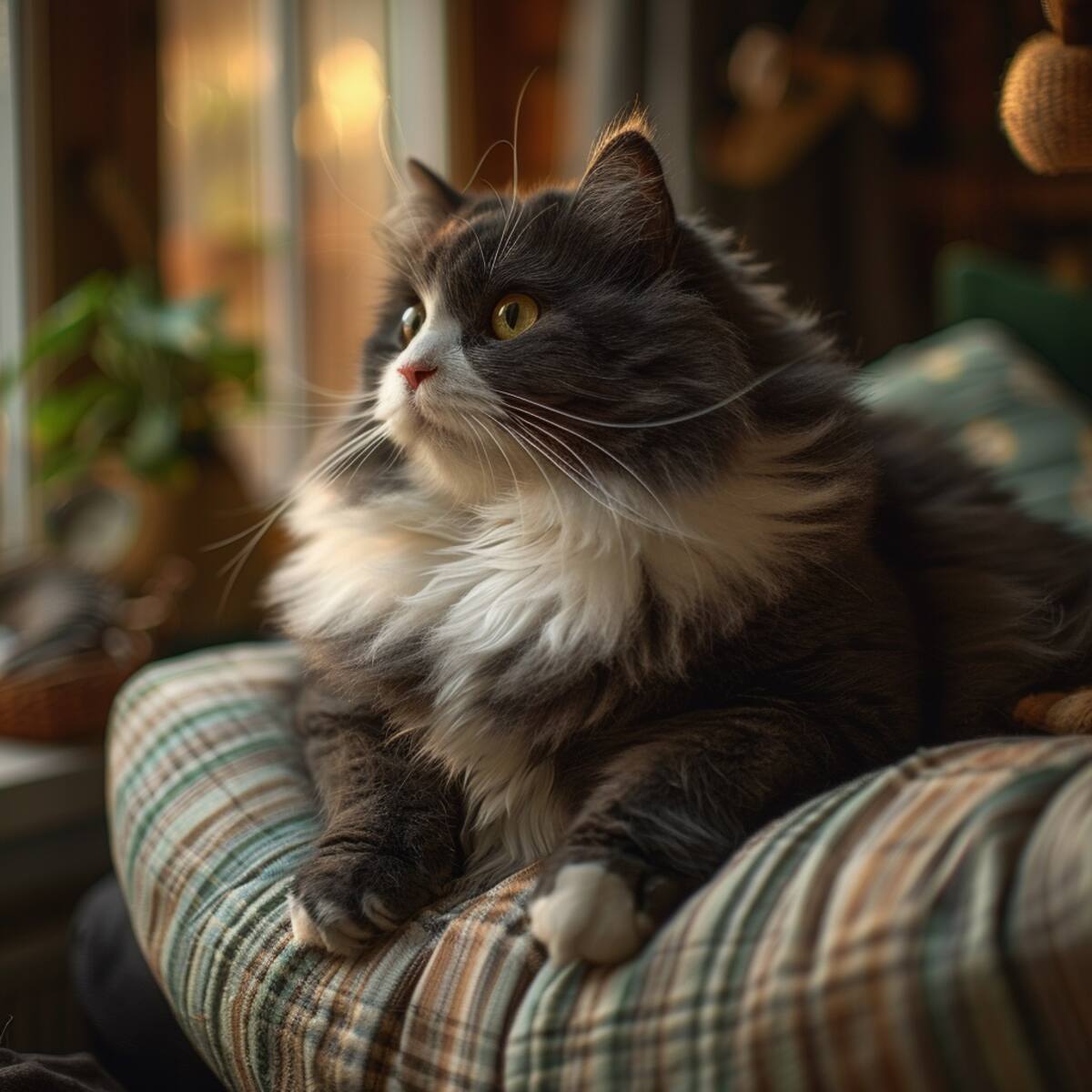 Gato con sobrepeso según la Inteligencia Artificial