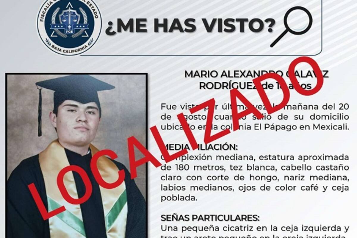 Cancelación de pesquisa de Mario Alexandro Galaviz Rodríguez