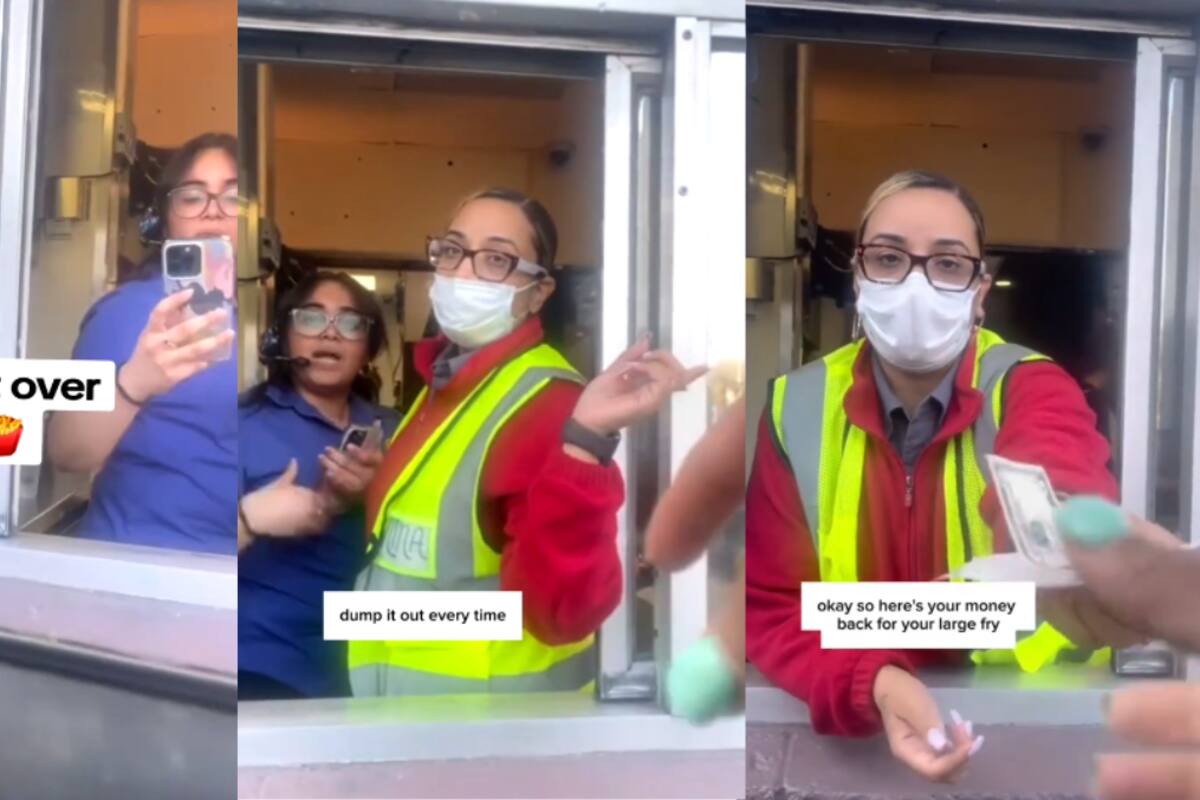 VIRAL: empleadas de McDonald’s le regresan el dinero a una clienta grosera y la corren del auto-servicio