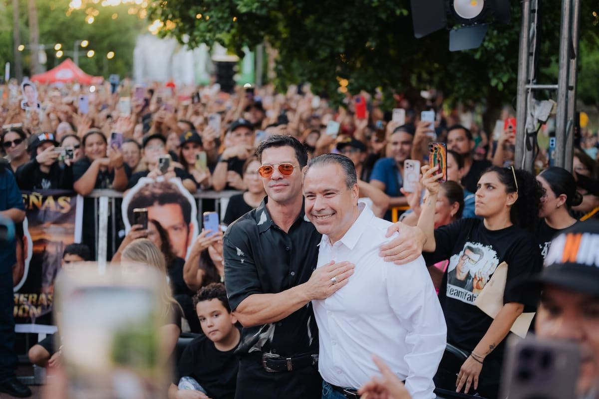 Yahir agradece a los hermosillenses su apoyo durante un encuentro en el Parque Madero que reunió a más de 3 mil 500 personas