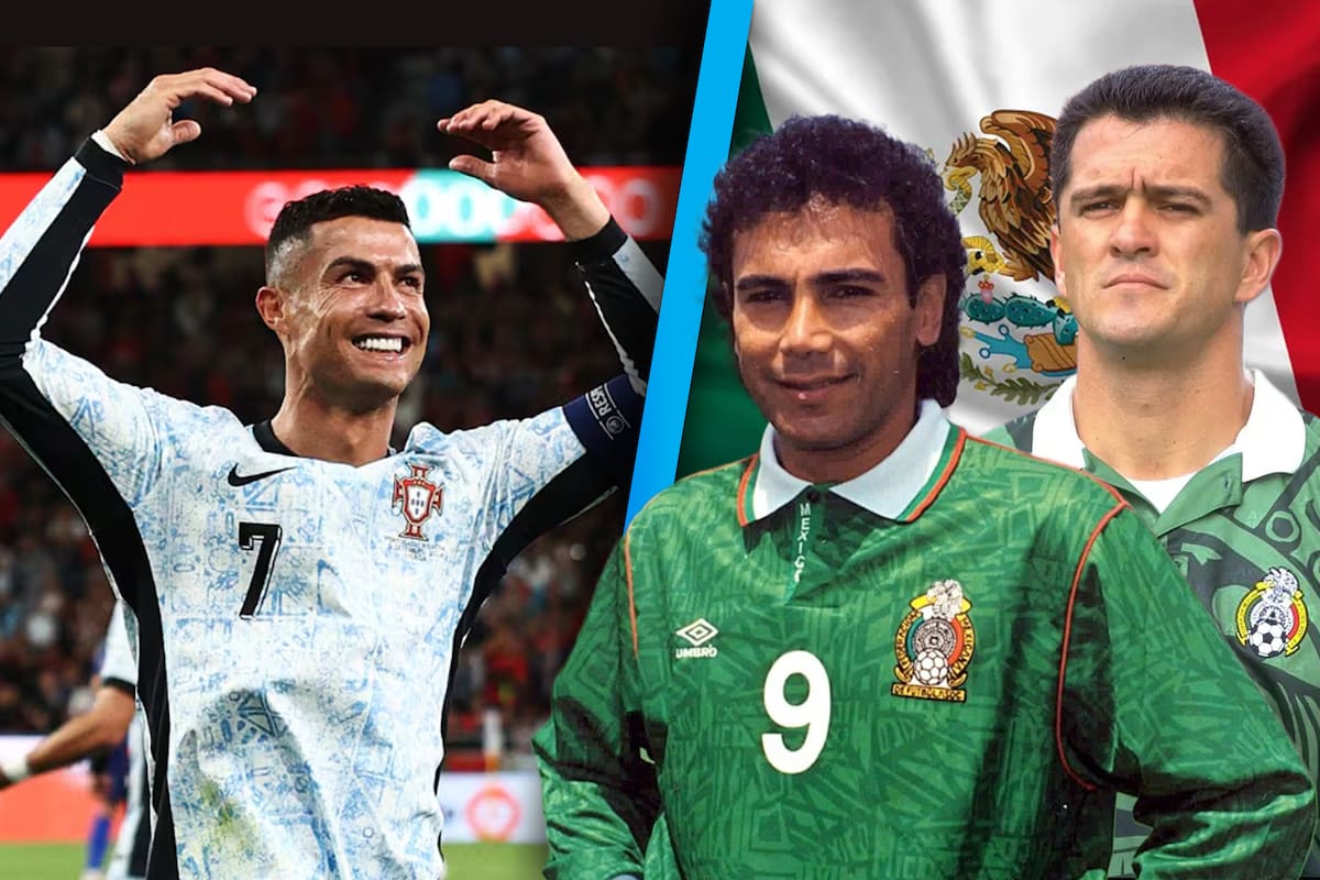Hugo Sánchez y Carlos Hermosillo aparecen en video de Cristiano Ronaldo