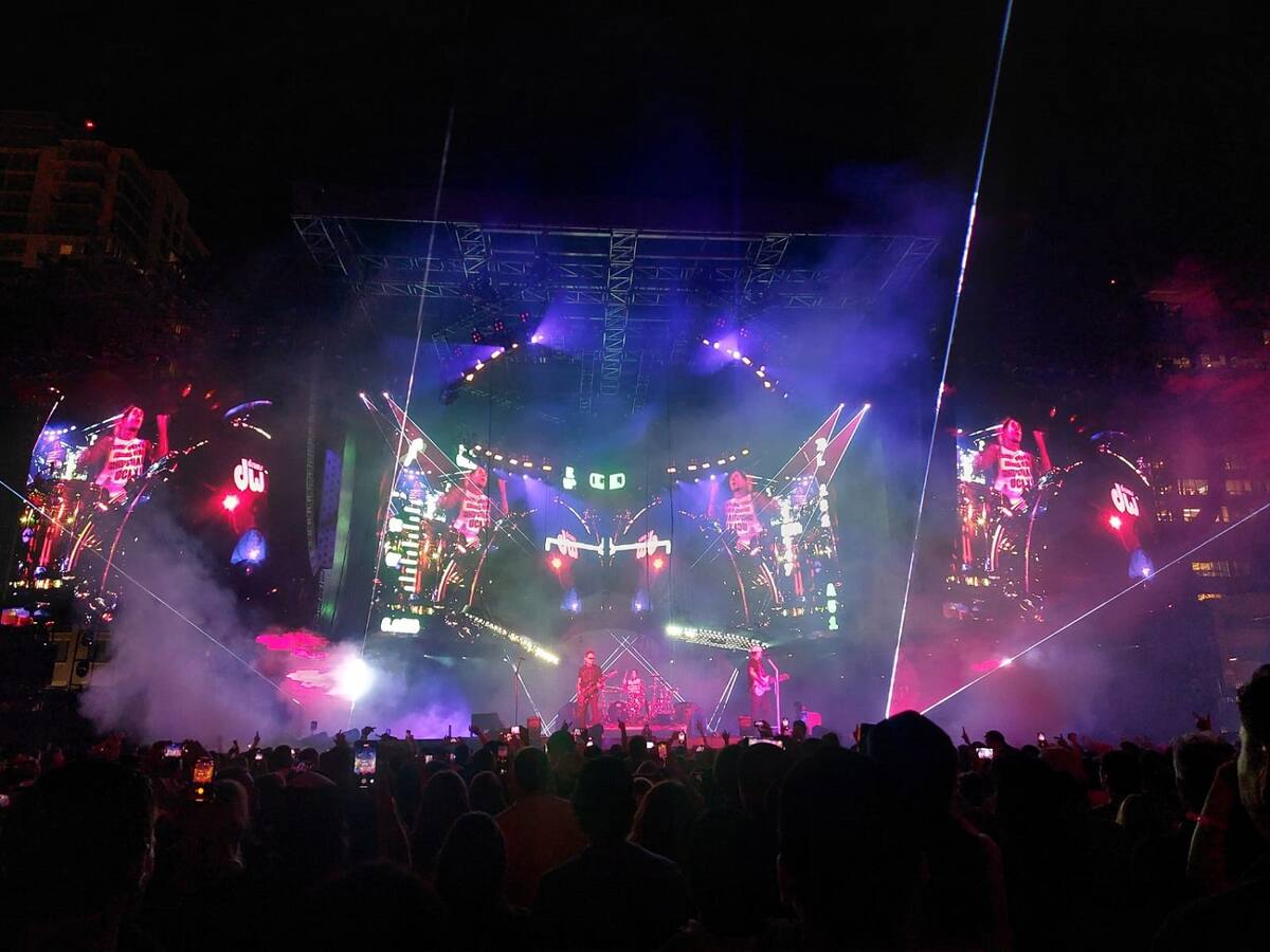 Blink 182 revivió sus éxitos.