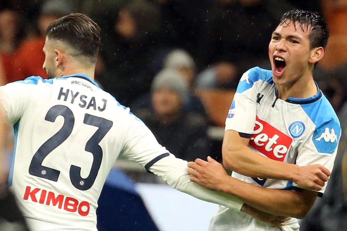 'Chucky' Lozano anota su tercer gol con el Napoli