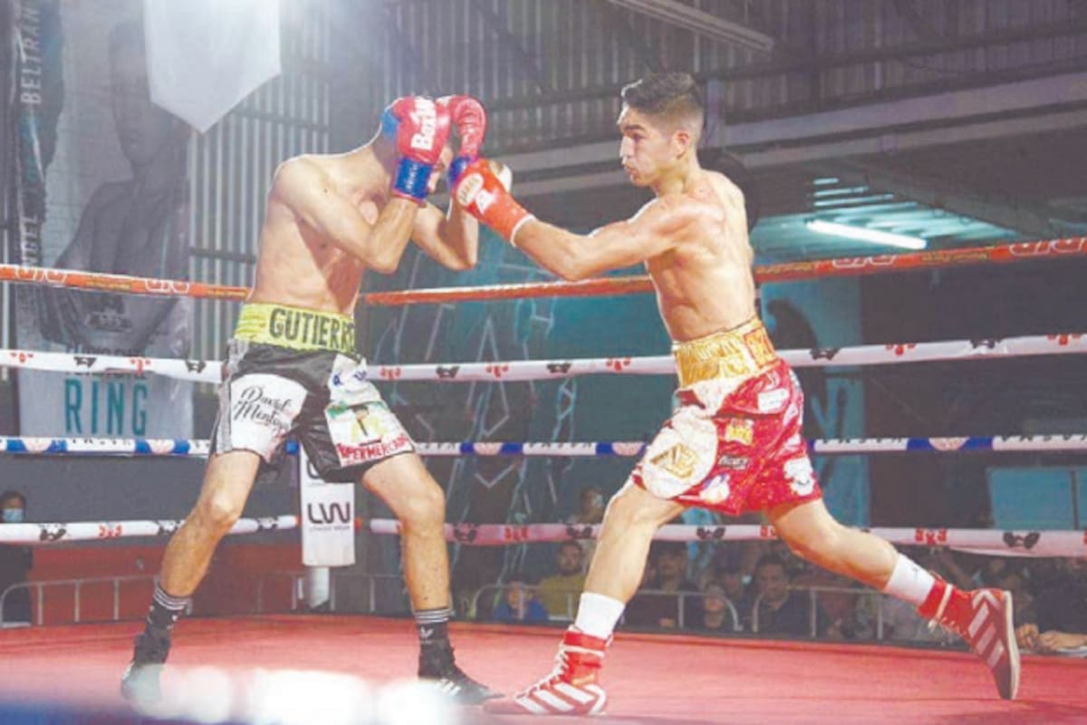 Beltrán derribó un par de veces a su rival