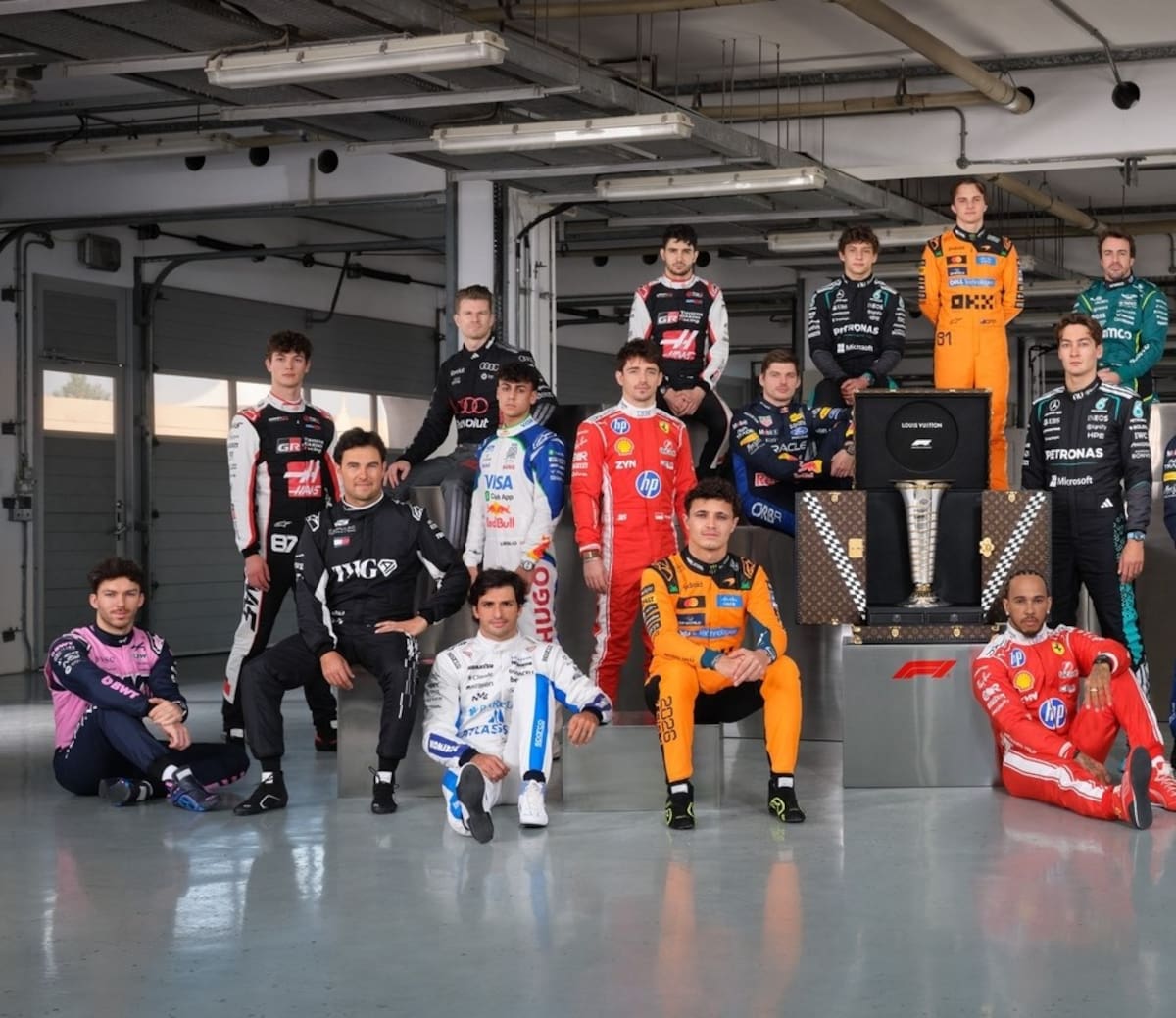 Pilotos de la temporada 2026 de la F1. (Foto: Archivo GH)