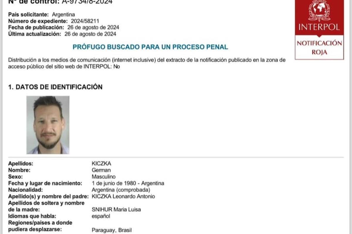 Interpol emitió una ficha roja contra el Diputado Germán Piczka tras hallazgos de aberrantes videos; se reporta como prófugo.