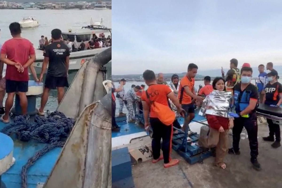 Un bebé de 6 meses murió ahogado y se suma a los 18 muertos en el hundimiento de un ferry al sur de Filipinas; se reportan más de 300 rescatados y todo ocurrió en horas de la madrugada