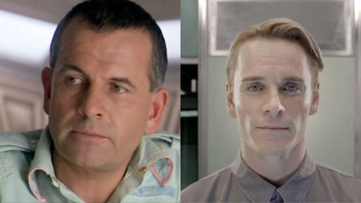 Ash y David, personajes androides de la franquicia de Alien