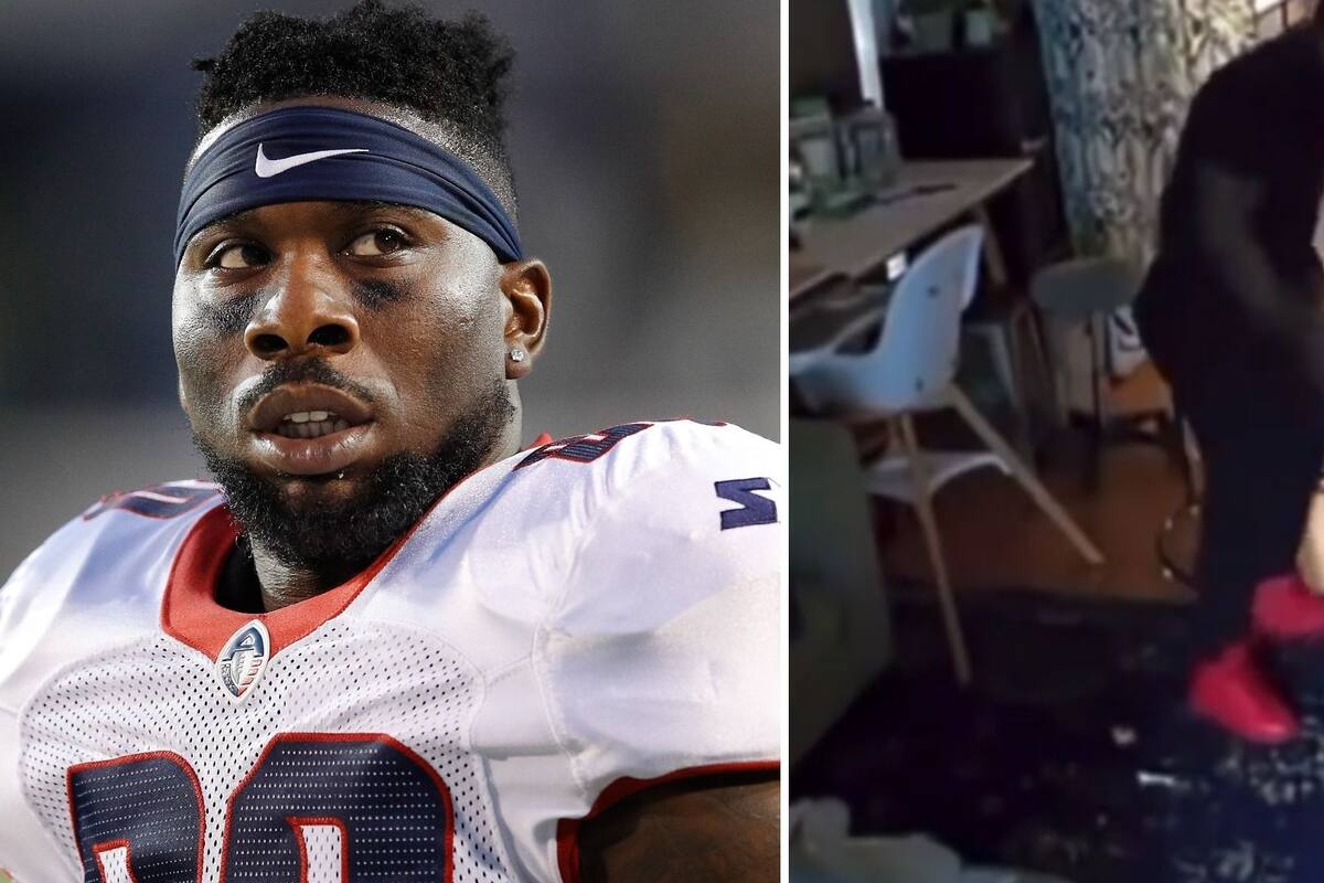 Indigna video de un exjugador de NFL golpeando a su pareja frente a su hijo de cinco meses