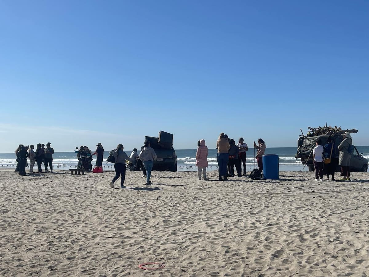 Familiares de Obed retiraron el campamento tras localizar el cuerpo. Foto: Carmen Gutiérrez