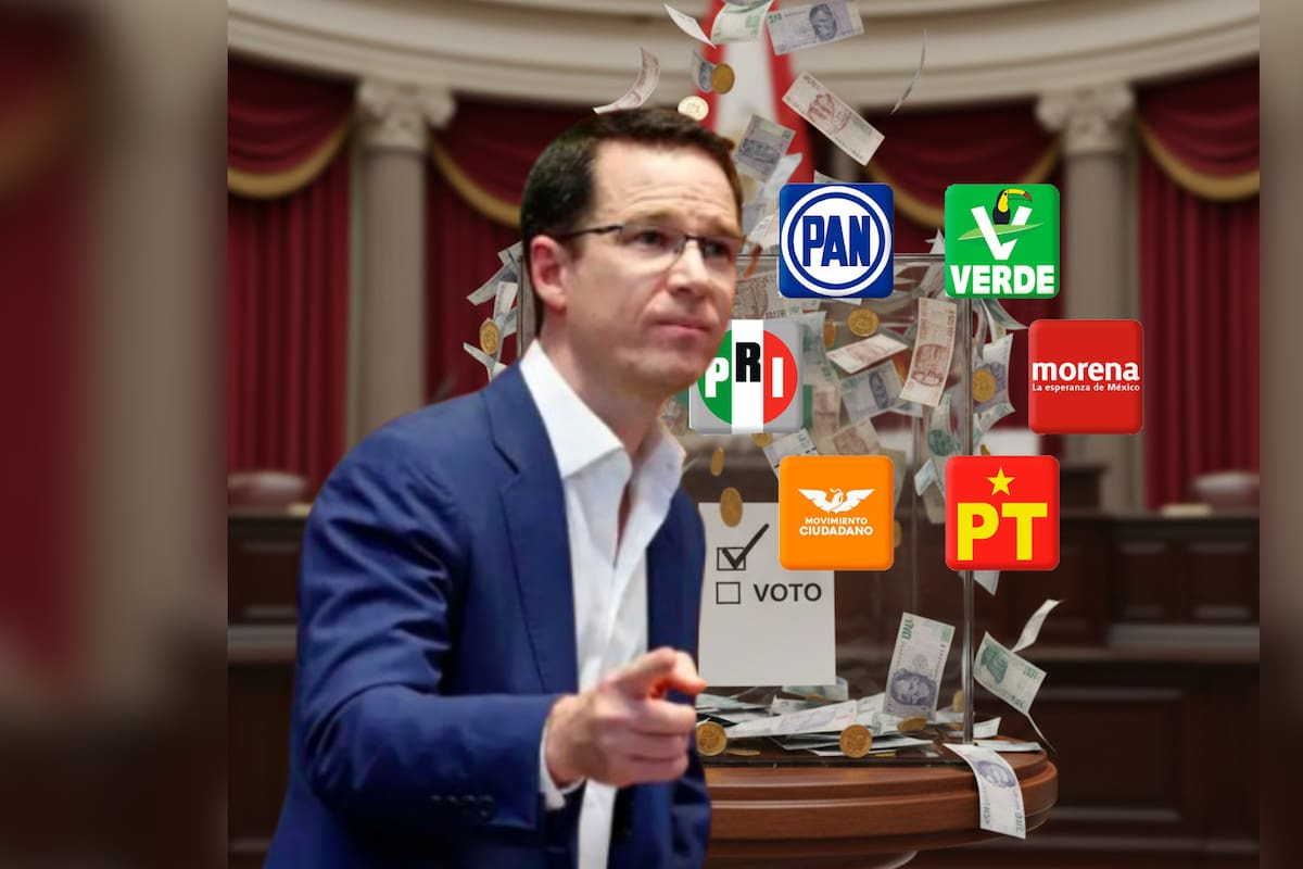 Mientras la Reforma Electoral recortará el dinero a los partidos políticos, Ricardo Anaya la llamó ‘Ley Maduro’ acusando que Morena será el mayor beneficiado
