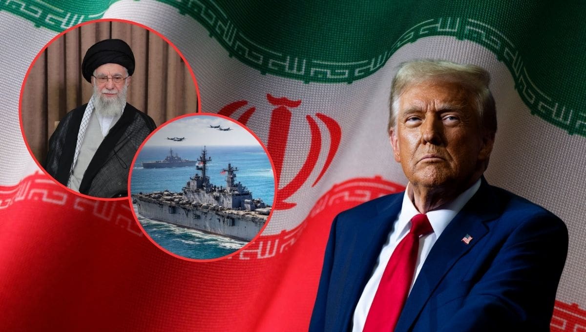Trump aseguró que Estados Unidos moviliza una flota naval “más grande” que la enviada frente a Venezuela para presionar a Irán.