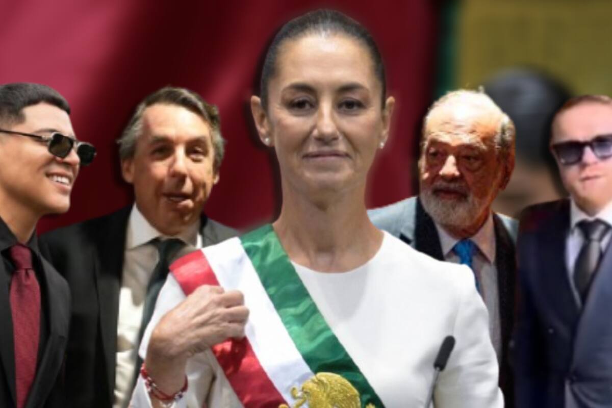 Eduin Caz, Canelo Álvarez, Emilio Azcárraga... ¿Qué famosos estuvieron en la toma de protesta de Claudia Sheinbaum?