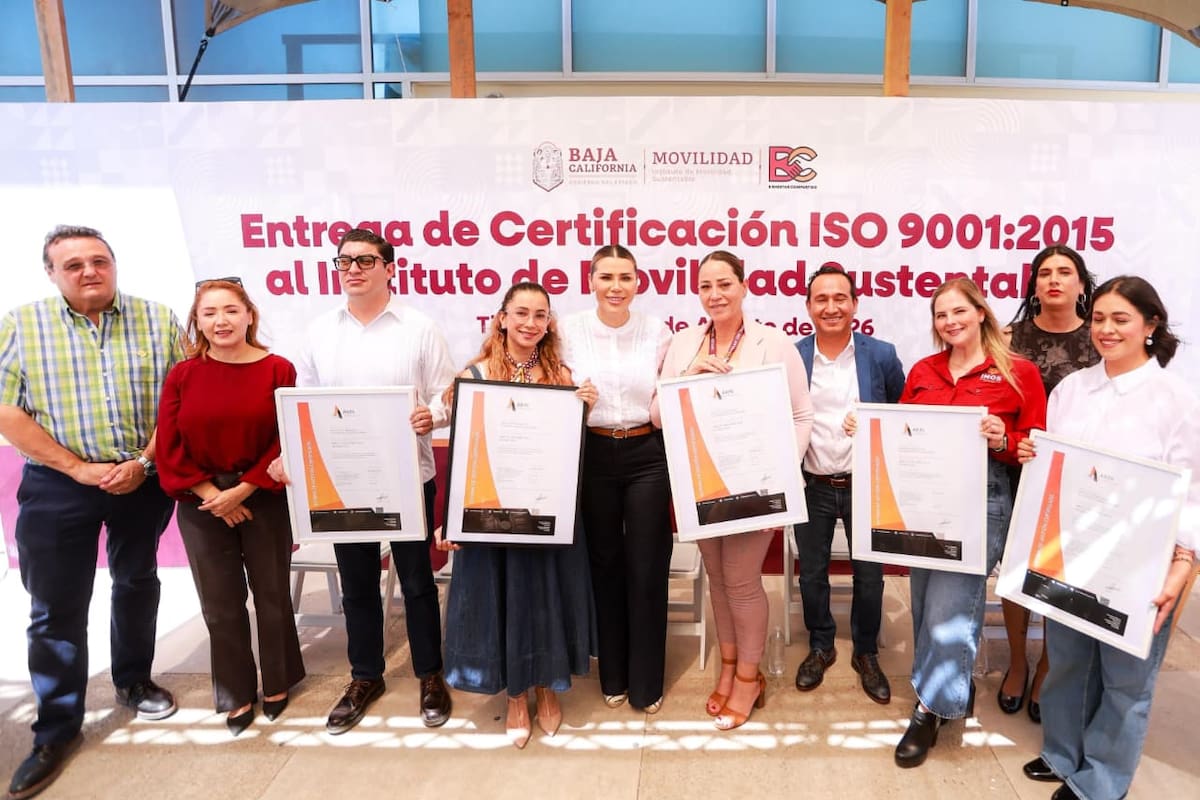 IMOS obtiene certificación ISO para agilizar trámites y mejorar atención en Baja California