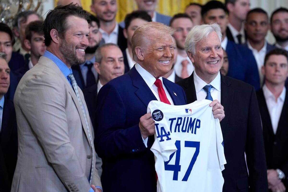 Dodgers visitan a Donald Trump para celebrar el campeonato de la Serie Mundial