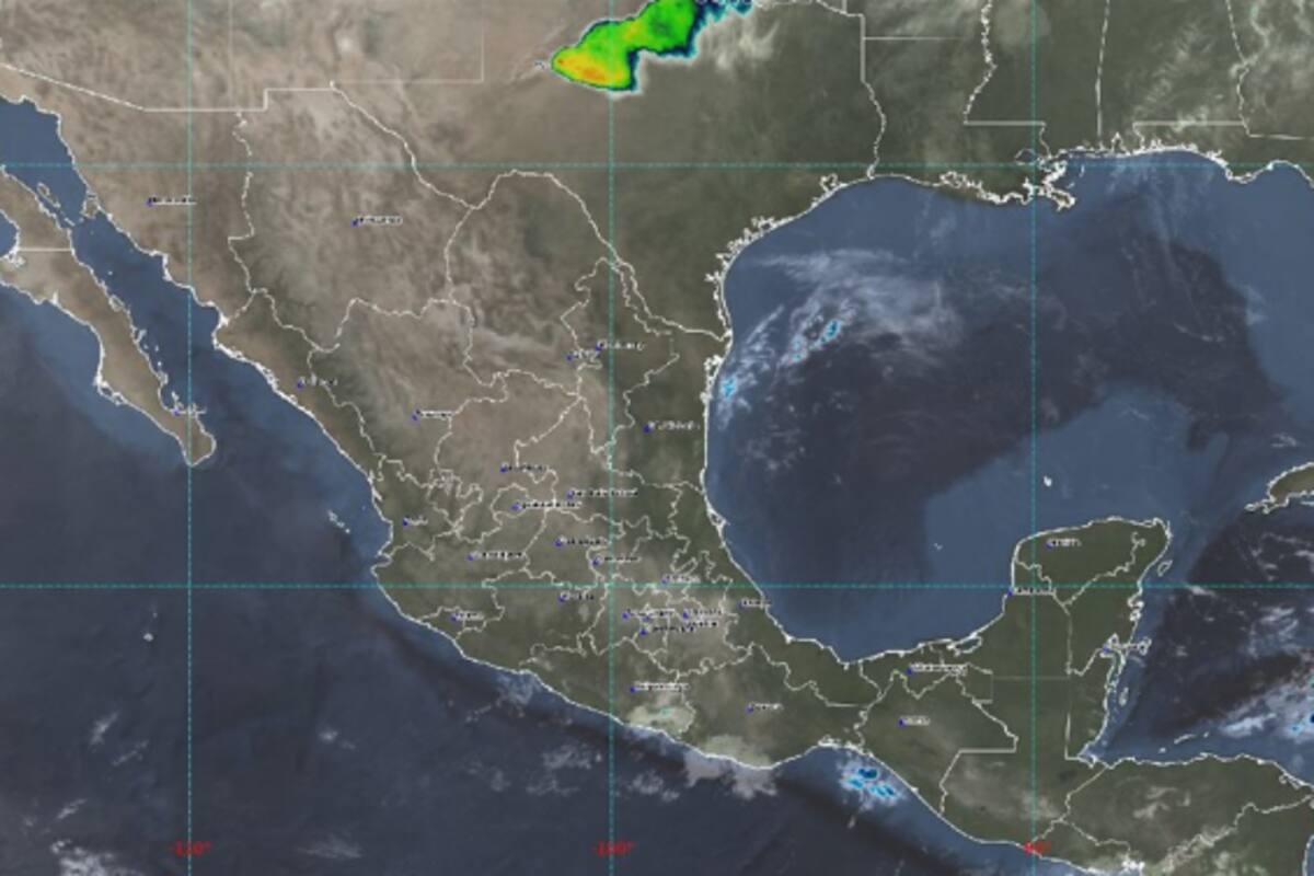 Clima en México: Frente frío ocasionará lluvias fuertes acompañadas de descargas eléctricas en el Norte del País