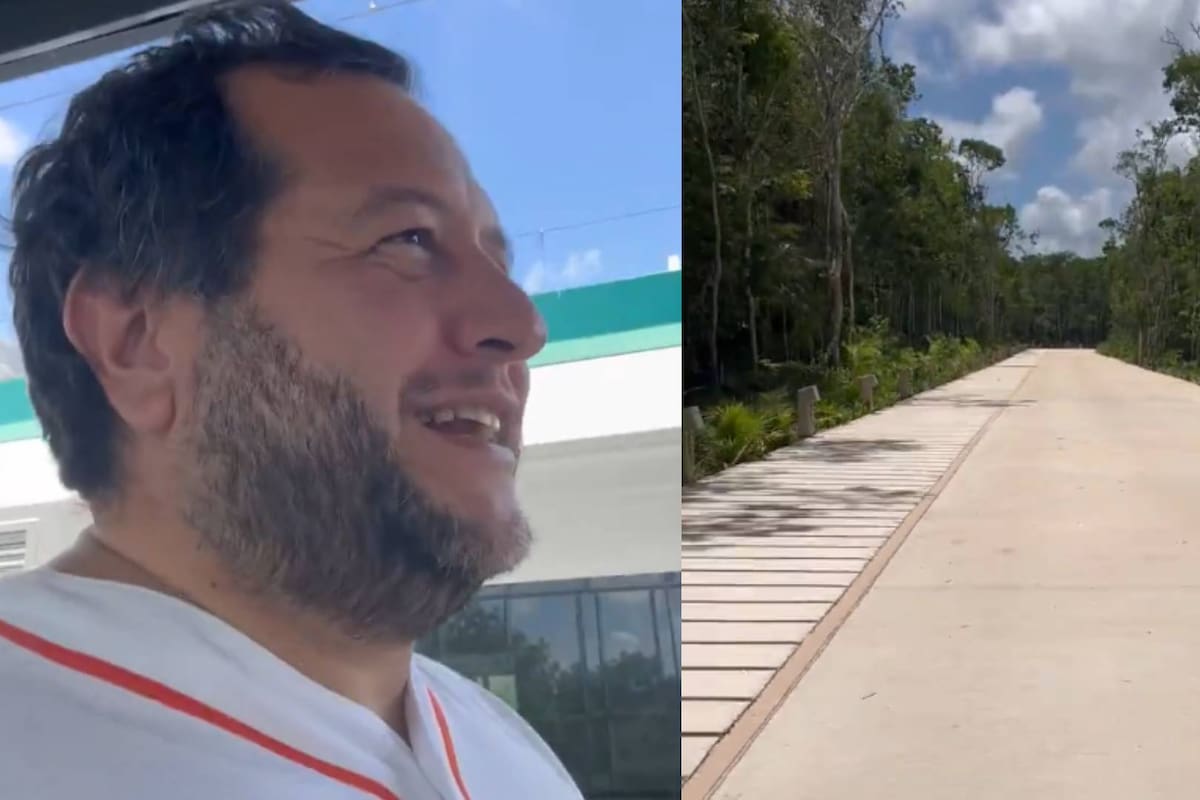 José Ramón López Beltrán comparte en redes su visita al tren Maya y desata una ‘ola’ de críticas