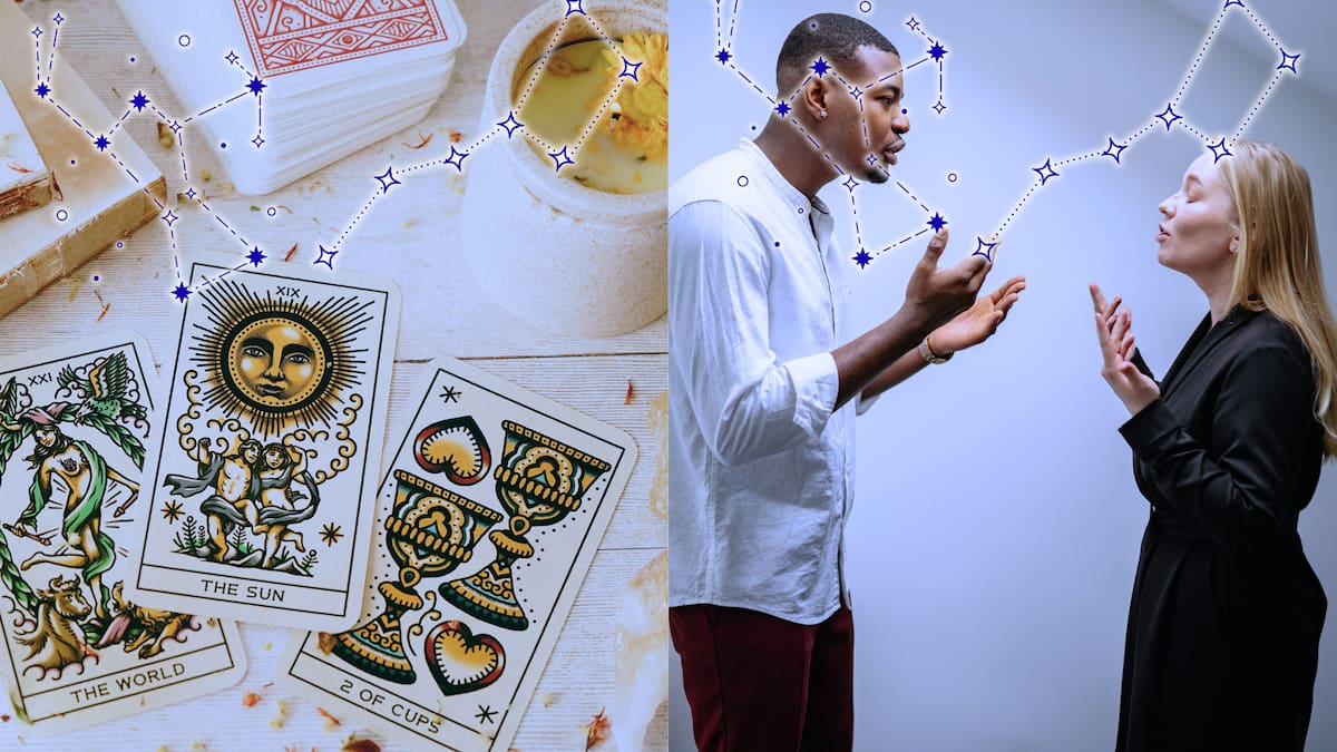 La búsqueda de libertad del primero y la necesidad de seguridad del segundo crean fricciones que, según la astrología, suelen dificultar relaciones duraderas/Foto: Canva