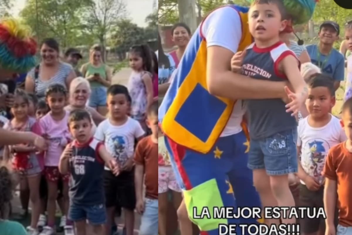 Infante sorprende al payaso en una fiesta de cumpleaños infantil por sus dotes de actuación y se vuelve viral en redes sociales