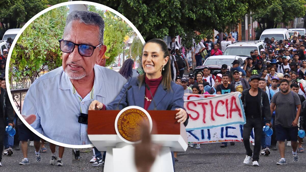 “No es activista”, trafica personas, dice Sheinbaum sobre la detención de Luis García, quien ayuda a migrantes a viajar a CDMX y organizó la caravana “Éxodo de la justicia”
