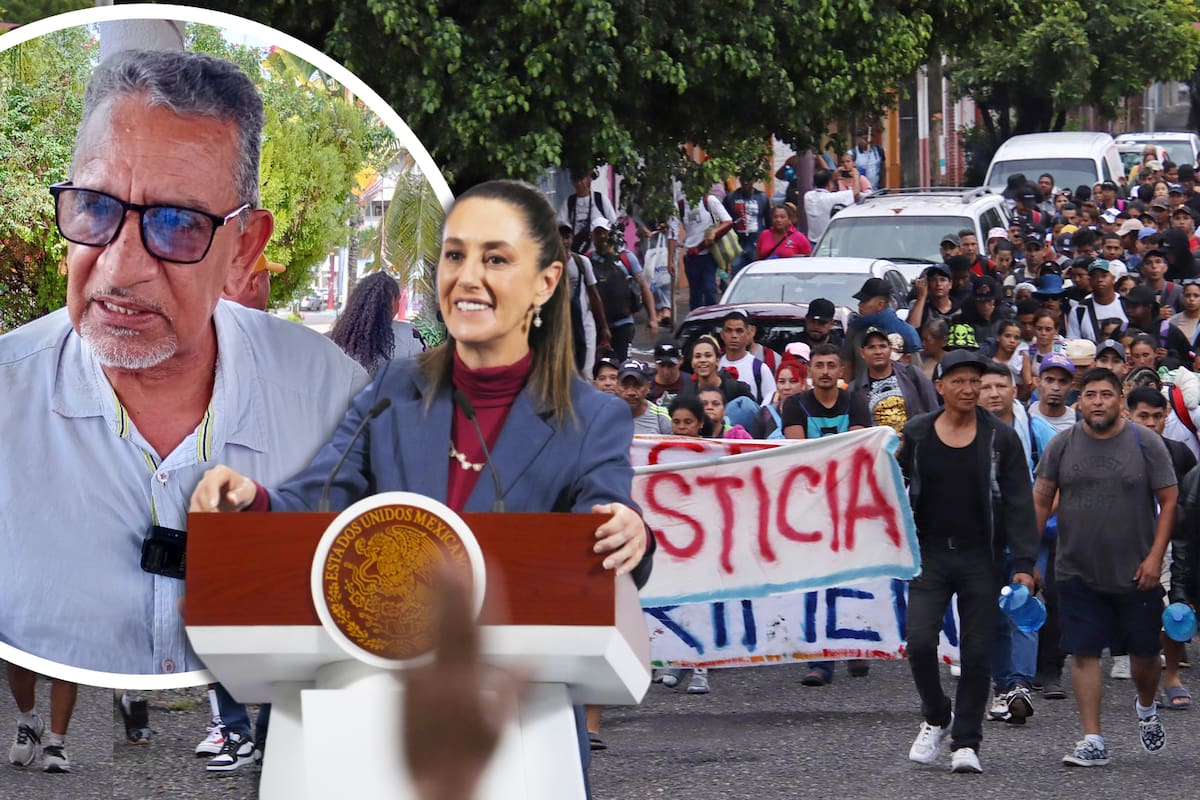 “No es activista”, trafica personas, dice Sheinbaum sobre la detención de Luis García, quien ayuda a migrantes a viajar a CDMX y organizó la caravana “Éxodo de la justicia”