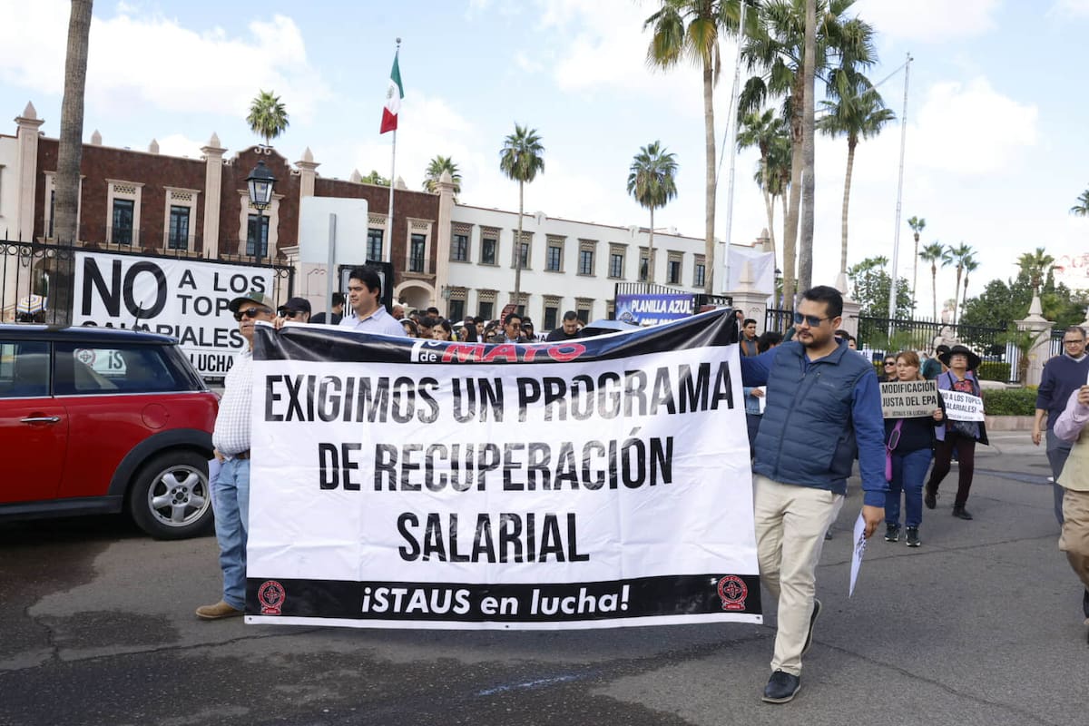 STAUS marcha y exige un aumento presupuestal de 70 millones de pesos