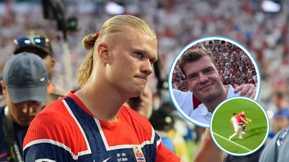 Alexander Sorloth explica por qué no le pasó el balón a Haaland ante Inglaterra