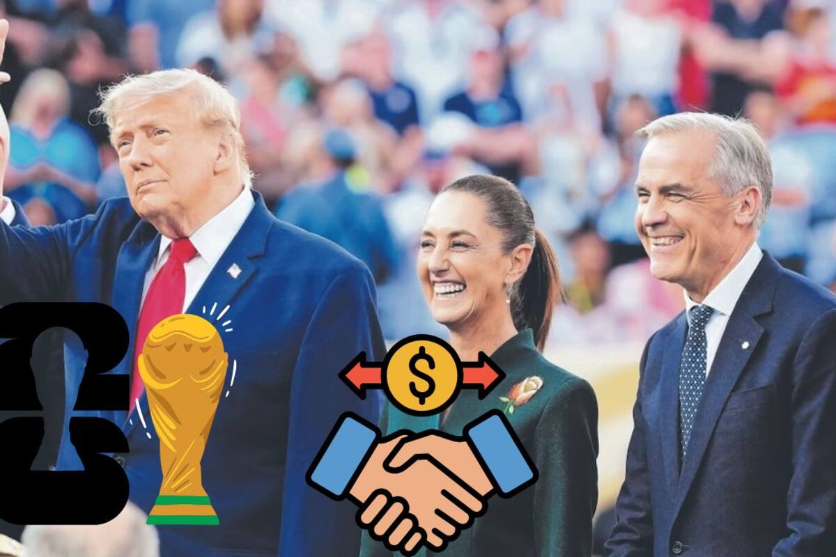 Sheinbaum conversa con Trump sobre tema comercial durante partido de la FIFA