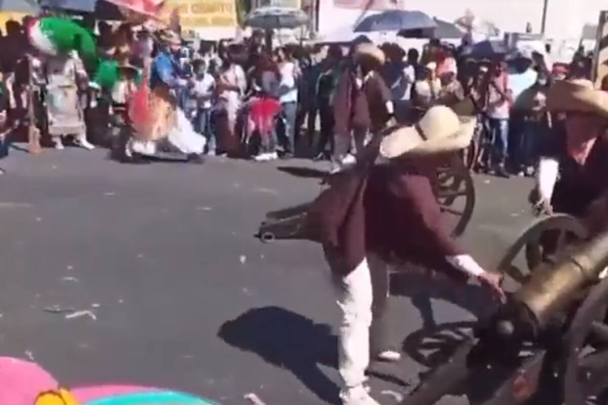 VIDEO: Joven perdió una mano al explotarle un cañón en el Carnaval de Huejotzingo 2022 en Puebla
