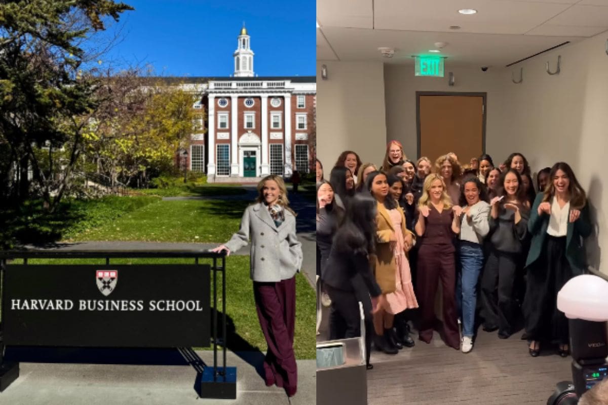 Reese Witherspoon regresa a Harvard 24 años después de Legalmente Rubia: así fue su emotiva visita al campus