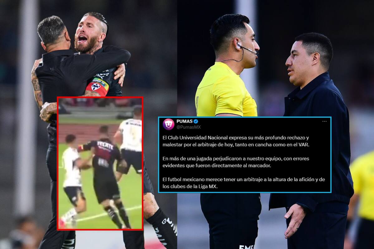 ¿Por qué Pumas se quejó el arbitraje luego de perder ante los Rayados?