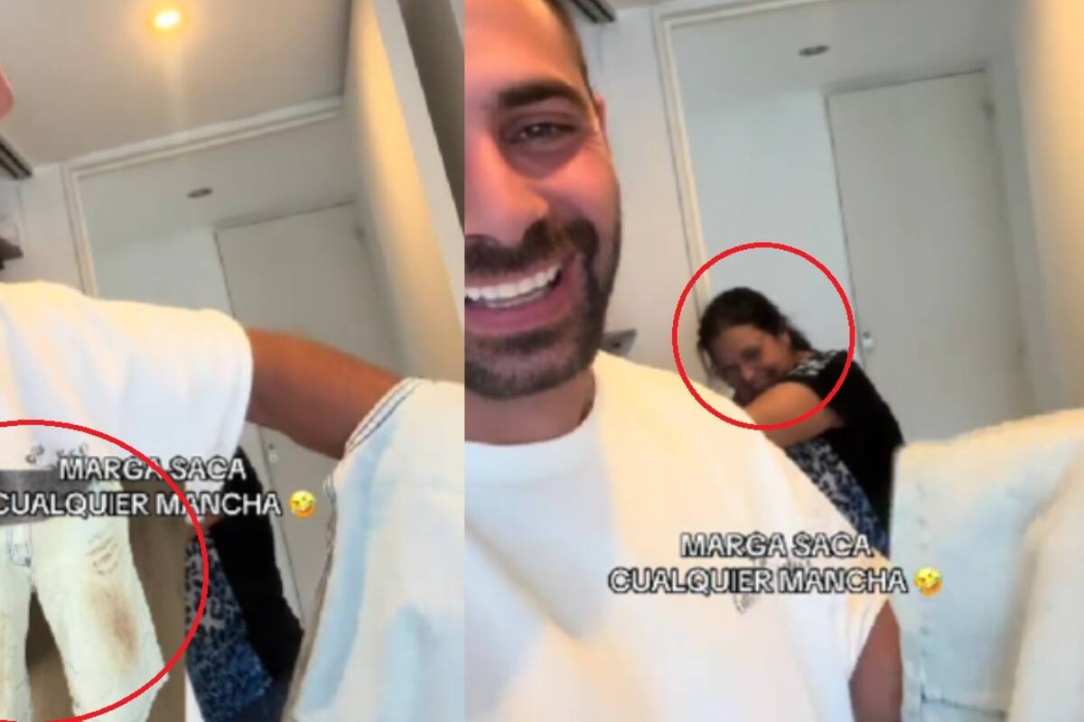 “Marga, venía así la marca”: Influencer expone a su señora del aseo por quitar las manchas de sus pantalones de diseñador