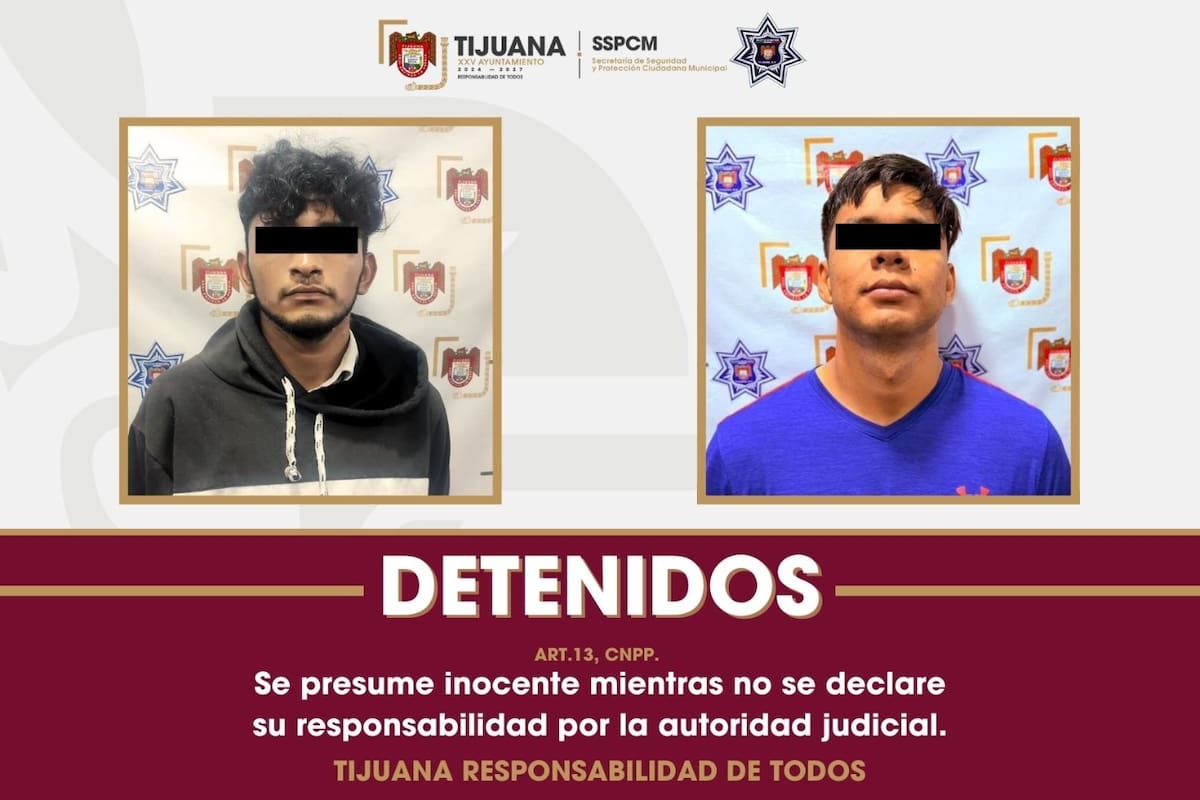 Detienen a dos sujetos con órdenes de aprehensión por delitos de alto impacto