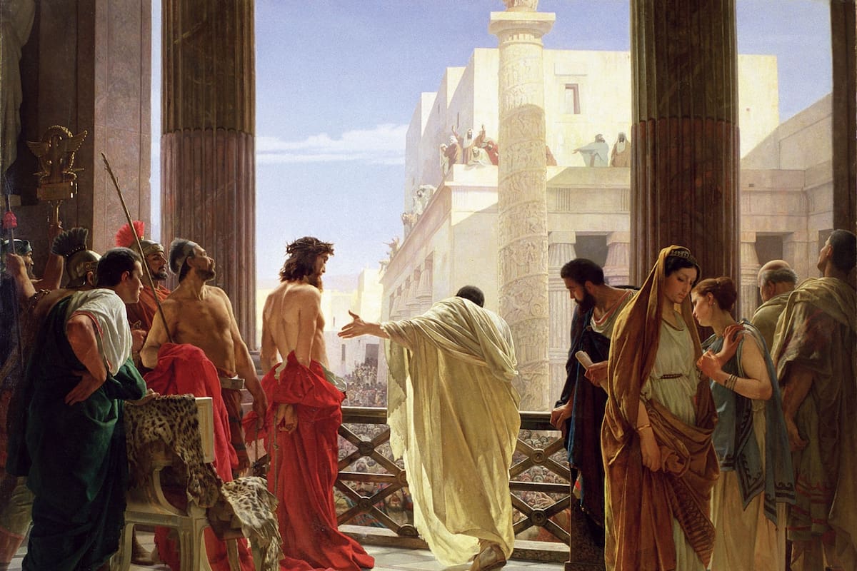 No es Jesús el protagonista, sino la duda de Pilatos: una pintura diferente de la Pasión, firmada por Antonio Ciseri