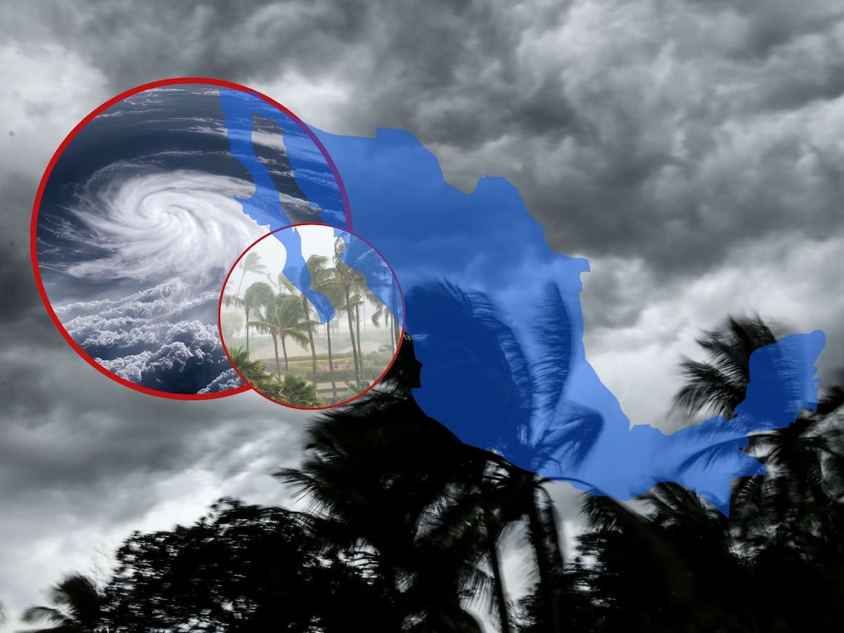 Ciclón Tropical Dalila podría formarse este fin de semana y afectar a varios estados de México. | Crédito: Canva