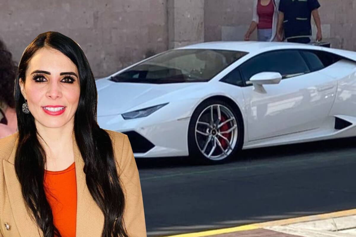 Alcaldesa de Moroleón justifica su Lamborghini afirmando que "es de uso familiar"