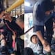 Chofer de autobús se vuelve viral al trepar por los asientos para evitar que pasajeros se bajaran sin pagar en un camión lleno