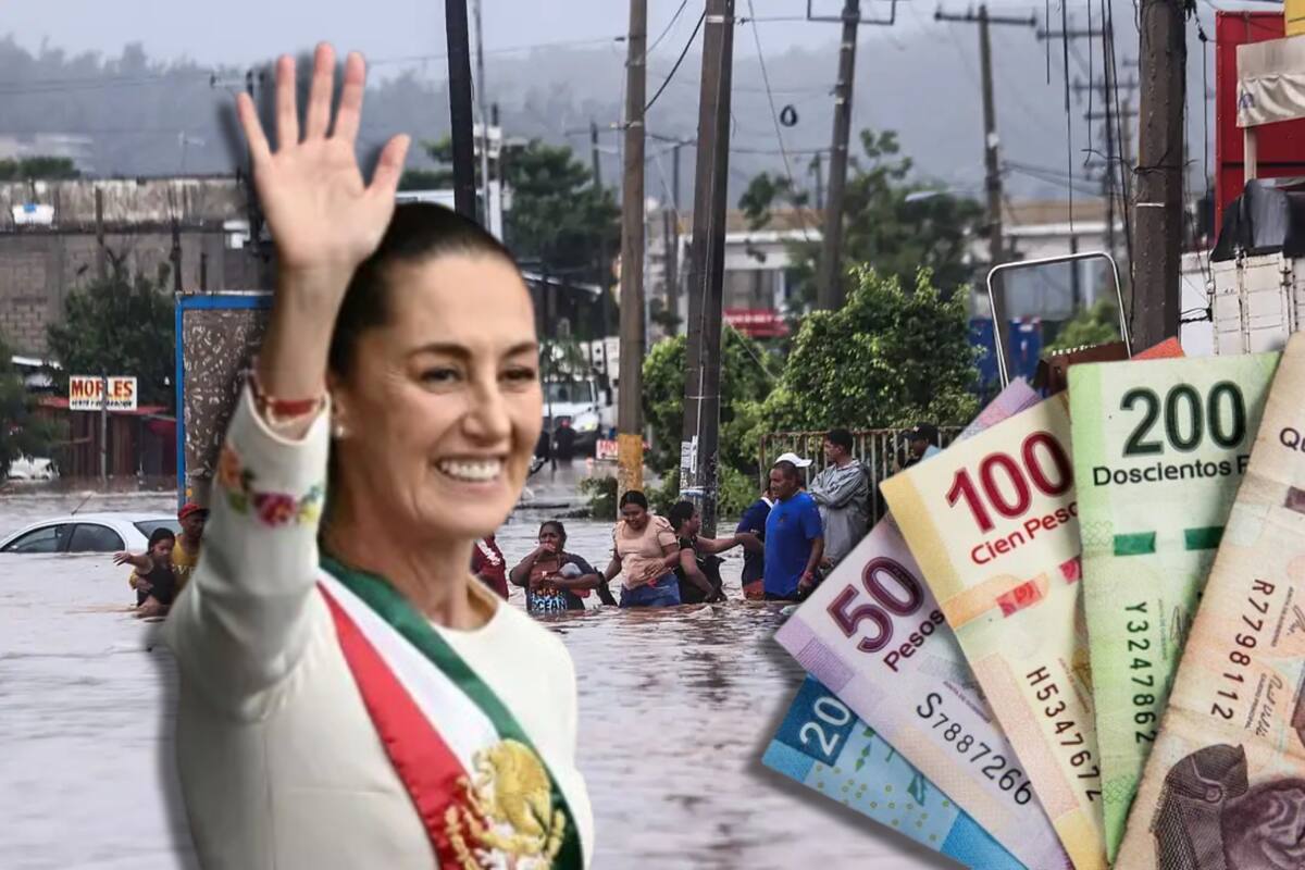 ¿De cuánto es el apoyo que dará Sheinbaum a los afectados por el Huracán John?