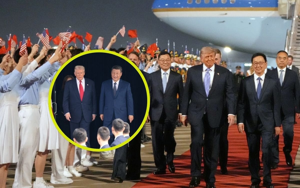 Trump llega a China entre ceremonia de Estado, presión comercial y una cumbre clave con Xi Jinping. | Crédito: AP/REUTERS