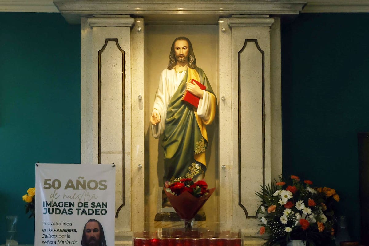 Medio siglo de fe: Devotos celebran las fiestas patronales de San Judas Tadeo; la imagen cumple 50 años en Las Amapolas de Hermosillo