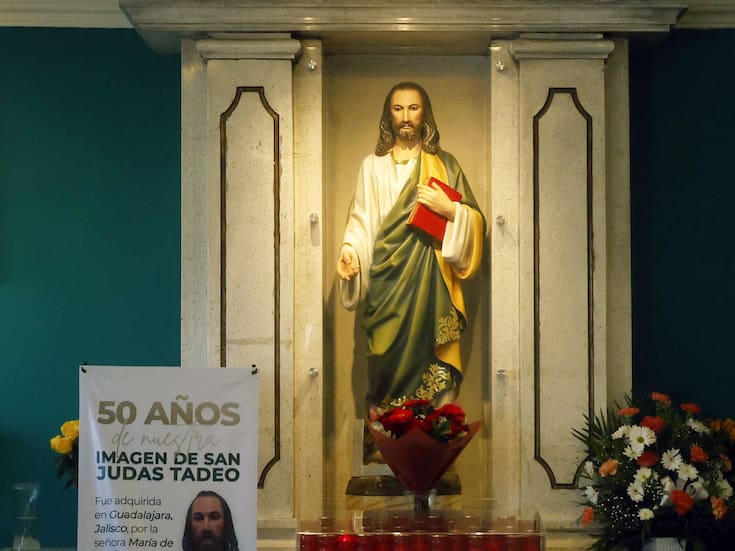 Medio siglo de fe: Devotos celebran las fiestas patronales de San Judas Tadeo; la imagen cumple 50 años en Las Amapolas de Hermosillo
