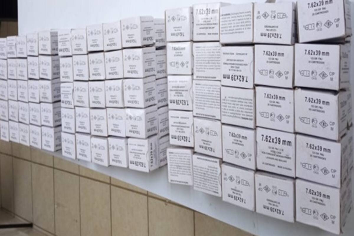 Detienen sujeto por introducir 3 mil cartuchos para “cuerno de chivo”